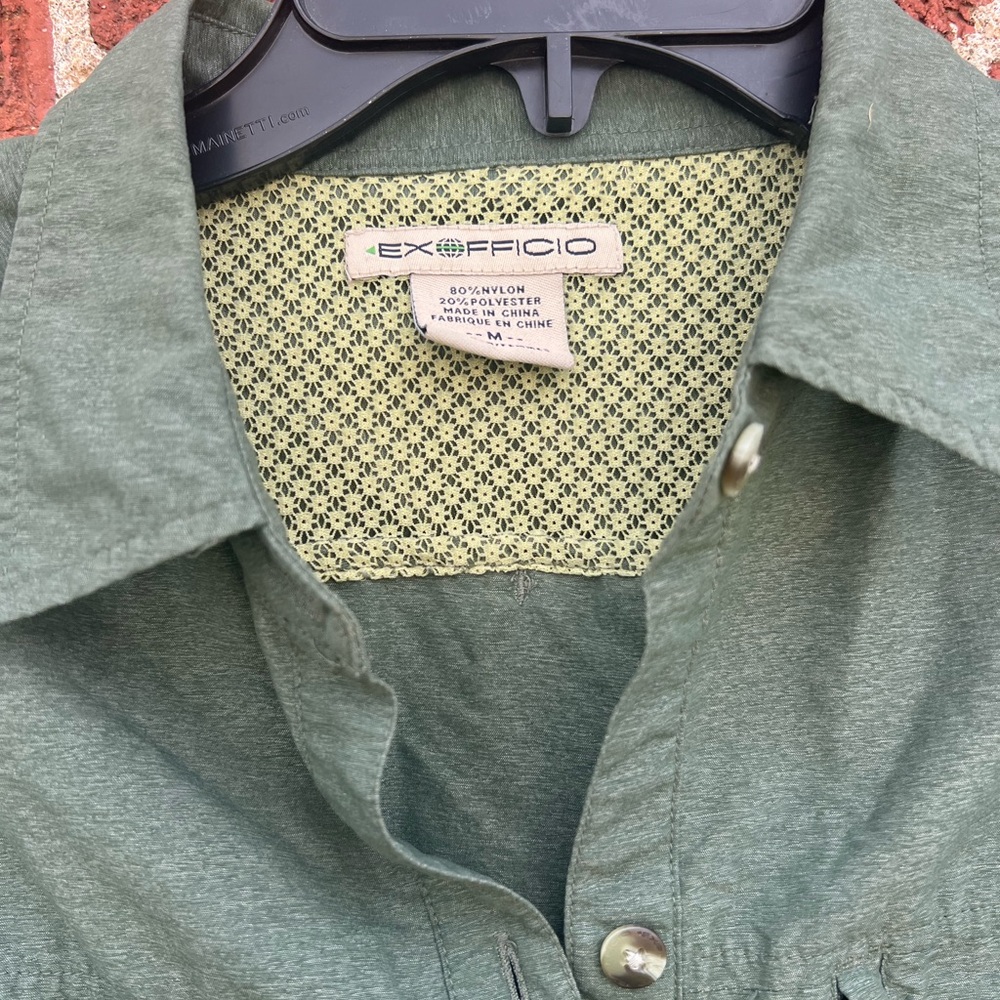 ExOfficio Women’s Long Sleeve Button Down Top Shirt size Medium - Picture 2 of 5